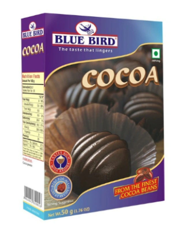 BLUE BIRD COCOA POWDER - 50 GM